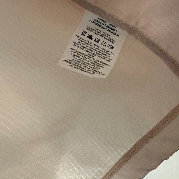 Nike Blush Pink Transparent Windbreaker Jacket SZ XL - Picture 11 of 14